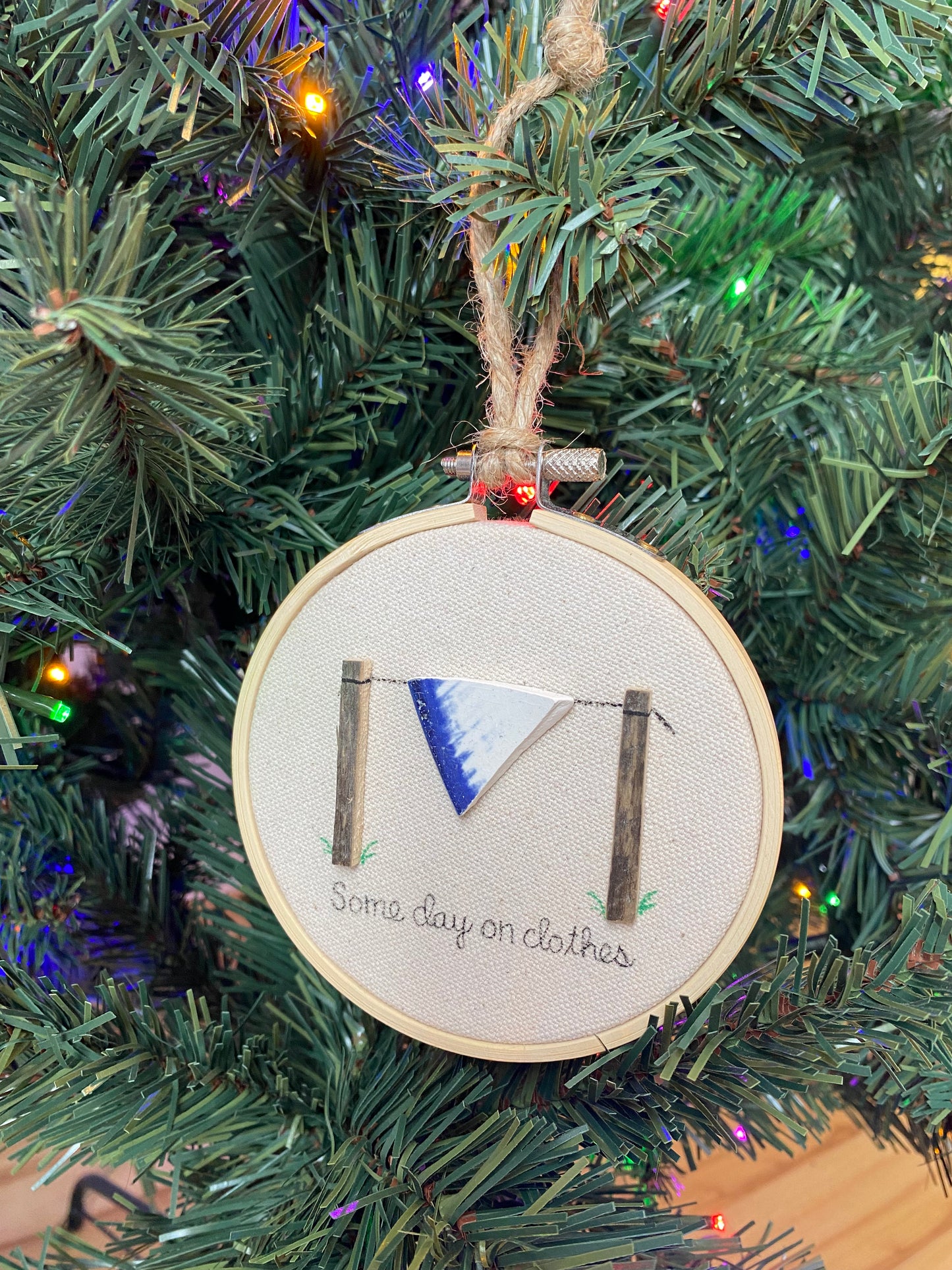 Some Day of Clothes Ornament