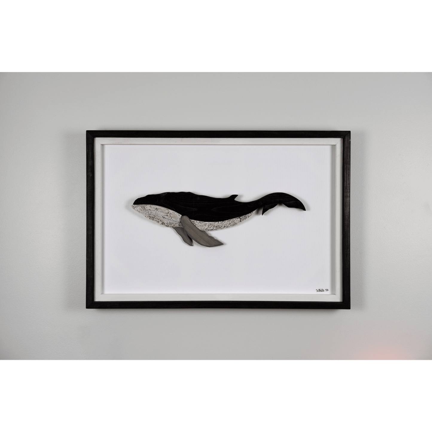 The Humpback showcases a humpback whale made from reclaimed wood and driftwood.
