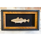 "The Cod Fish" is an original driftwood mixed-media art piece of a cod fish.