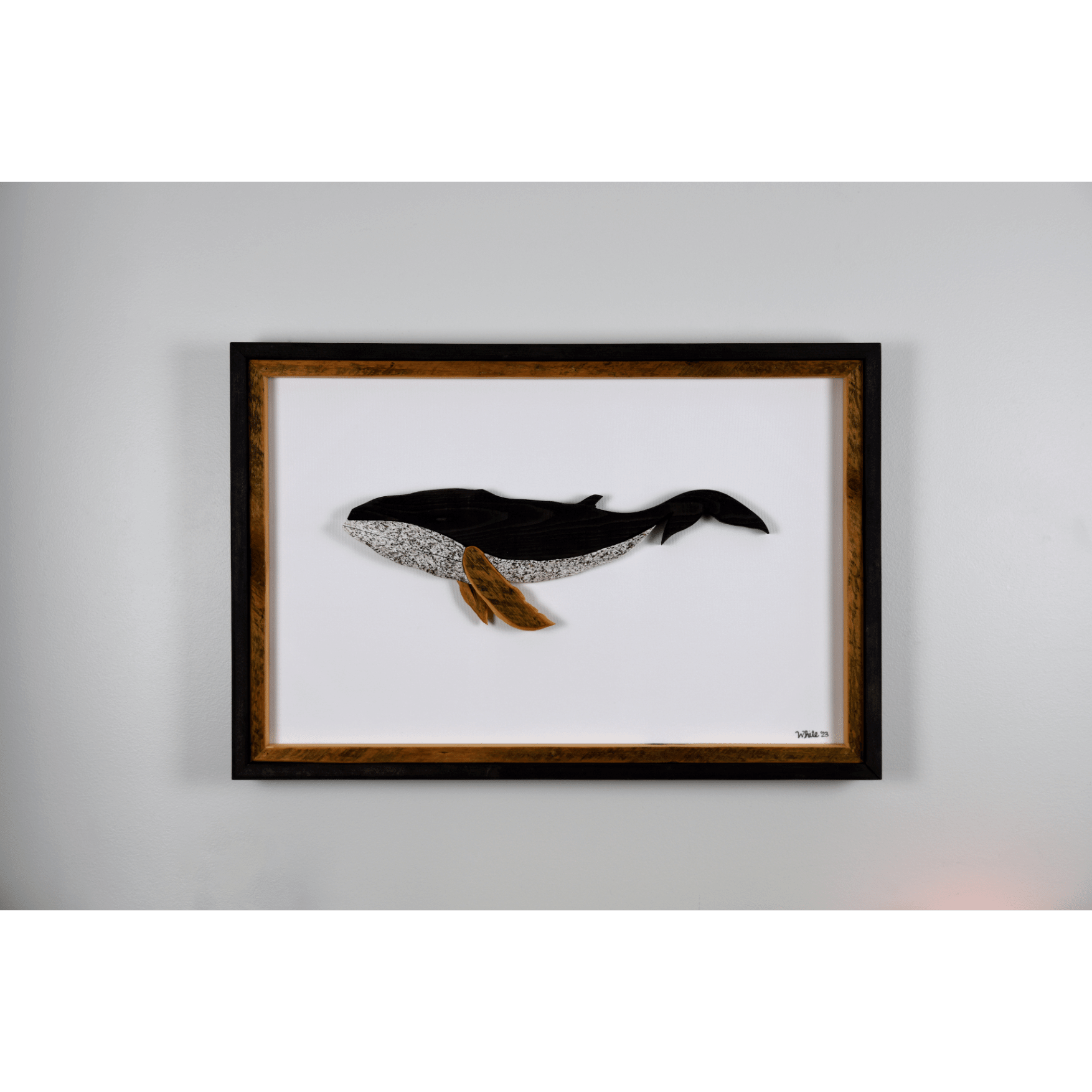 The Humpback showcases a humpback whale made from reclaimed wood and driftwood.